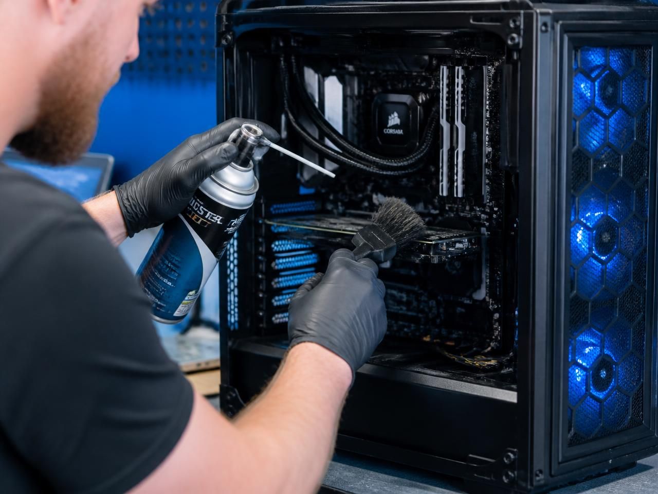 Limpeza técnica e troca de pasta térmica